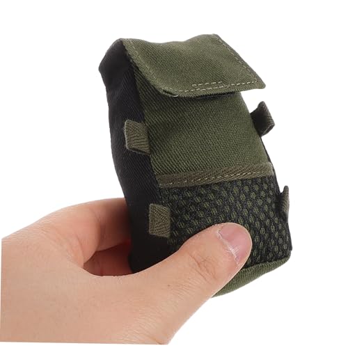 HONITANO Miniatur Puppenrucksack Maßstab Sportlicher Rucksack für Leicht Komfortabel Stilvoll Geeignet für Puppen und Sammler für Rollenspiele und Miniaturszenen Grün von HONITANO