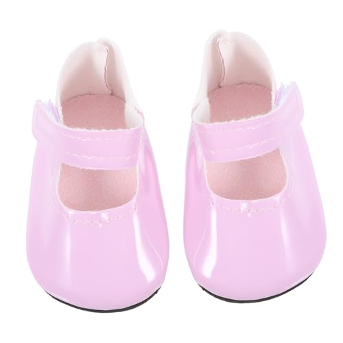 HONITANO Miniatur Puppenschuhe aus Pu Leder Kleine Schuhe für Mädchenpuppe Zubehör für Puppenkleidung Geeignet Dekoration Langlebig und Detailreich Gestaltet von HONITANO