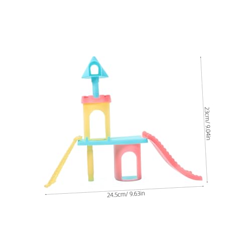 HONITANO Miniatur Puppenspielplatz Leichte Glatte Kanten Kreatives Außenspielzeug Puppenhaus Zubehör Sandtisch Dekoration Geeignet für Kinderzimmer und Gartendekor HONITANO Miniatur Puppenspielplatz Leichte Glatte Kanten Kreatives Außenspielzeug Puppenhaus Zubehör Sandtisch Dekoration Geeignet für Kinderzimmer und Gartendekor von HONITANO