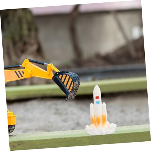 HONITANO Miniatur Raketenfigur mit Authentischem Design und Realistischen Details Präzise Verarbeitetes Deko für Kinderzimmer für Weltraumthemen Kreative Raumdeko und Fantasievolle Spiele von HONITANO