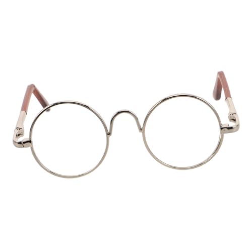 HONITANO Miniatur Runde Puppenbrille aus Stabilem Metallrahmen Präzise Verarbeitetes DIY Accessoire für Puppenhaus für Kreative Bastelprojekte und Detailreiche Puppenfotografie HONITANO Miniatur Runde Puppenbrille aus Stabilem Metallrahmen Präzise Verarbeitetes DIY Accessoire für Puppenhaus für Kreative Bastelprojekte und Detailreiche Puppenfotografie von HONITANO