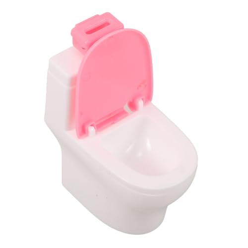 HONITANO Miniatur Toiletten für Puppenhaus Mädchen Badezimmer Zubehör Realistische Puppen Toilette für Kreatives Rollenspiel HONITANO Miniatur Toiletten für Puppenhaus Mädchen Badezimmer Zubehör Realistische Puppen Toilette für Kreatives Rollenspiel von HONITANO