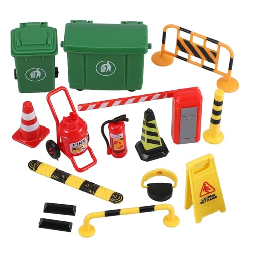 HONITANO Miniatur Verkehrsabsperrung Spielset Teilig Realistische Straßenblockaden und Verkehrsschilder Reflektierende Pylonen für Verkehrssicherheit Lernen Kompakt und Leicht für HONITANO Miniatur Verkehrsabsperrung Spielset Teilig Realistische Straßenblockaden und Verkehrsschilder Reflektierende Pylonen für Verkehrssicherheit Lernen Kompakt und Leicht für von HONITANO