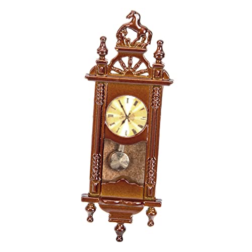 HONITANO Miniatur-Vintage-Römische Uhr Puppenhausuhr Puppenhaus Zubehör Uhr kinderzimmer Uhr für Puppenmöbel für Puppenstubenmöbel Metall Brown HONITANO Miniatur-Vintage-Römische Uhr Puppenhausuhr Puppenhaus Zubehör Uhr kinderzimmer Uhr für Puppenmöbel für Puppenstubenmöbel Metall Brown von HONITANO