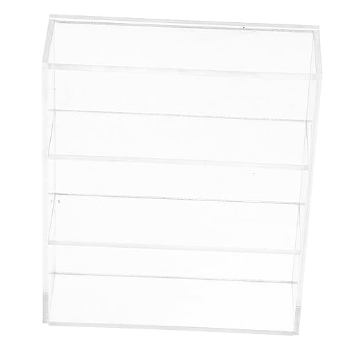 HONITANO Miniaturszenen Modell Für Puppenhäuser Transparenter Mini Display Kuchenkabinett Als Accessoire Für Ihr Puppenhaus Für Süße Leckereien Und Dekorationen von HONITANO