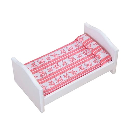 HONITANO Minibett Dekoration Schlafzimmer Bedroom Decor mini nachttisch Puppenhausmöbel Miniaturen Miniaturbett schmücken puppenhaus Bett Dekoration Miniaturbettmodell Mini-Bett- MDF HONITANO Minibett Dekoration Schlafzimmer Bedroom Decor mini nachttisch Puppenhausmöbel Miniaturen Miniaturbett schmücken puppenhaus Bett Dekoration Miniaturbettmodell Mini-Bett- MDF von HONITANO