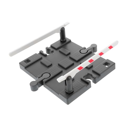 HONITANO Modell Eisenbahn Gleisbarriere aus Robustem Kunststoff Geländer für Kreative Zugstrecken Szenen Pädagogisches Zubehör für Vorstellungskraft und Koordination Kompatibel mit von HONITANO