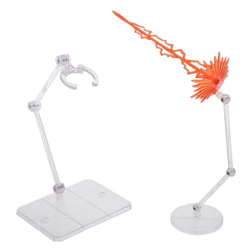 HONITANO Modell Energieeffekt mit Ständer Dynamisches Halter für Figuren Dekoratives Zubehör für Sammler Passend für Modellbau und Actionfiguren von HONITANO