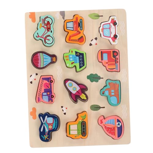 HONITANO Montessori Holzpuzzle Jahre Lernspielzeug mit Verkehrsmitteln Sicherer Puzzle aus Hochwertigem Holz Fördert Hand Auge Koordination und Formwahrnehmung für Kleinkinder HONITANO Montessori Holzpuzzle Jahre Lernspielzeug mit Verkehrsmitteln Sicherer Puzzle aus Hochwertigem Holz Fördert Hand Auge Koordination und Formwahrnehmung für Kleinkinder von HONITANO