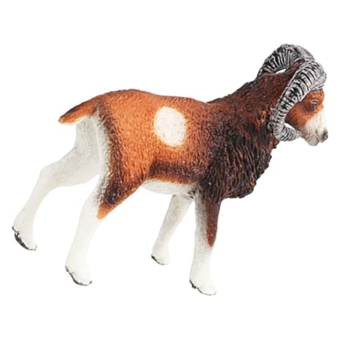 HONITANO Mouflon Modell für Realistische Tierfigur Dekoration Lernspielzeug Frühen Entwicklung und Tieridentifikation Partys von HONITANO
