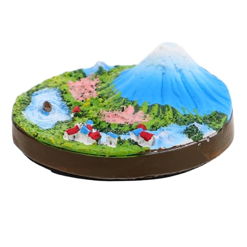 HONITANO Mount Fuji Kleine Ornamente Deko Mikro-landschaftsbau-Ornamente Mini-Bonsai-Figuren-Ornament Skulpturen Wohnkultur Micro Landscape Decor Mini-Bonsai-Berg Indoor-miniaturberg Harz von HONITANO