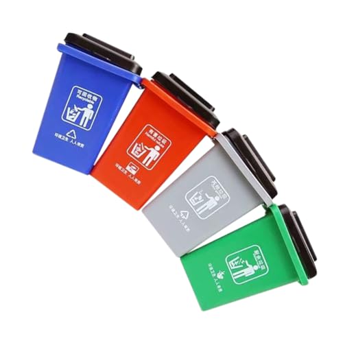 HONITANO Mülltonnen Farben Kunststoff Müllsortierung Lernspielzeug für Jungen Mädchen Umweltbewusstes Rollenspiel Interaktives Pädagogisches Geschenk HONITANO Mülltonnen Farben Kunststoff Müllsortierung Lernspielzeug für Jungen Mädchen Umweltbewusstes Rollenspiel Interaktives Pädagogisches Geschenk von HONITANO