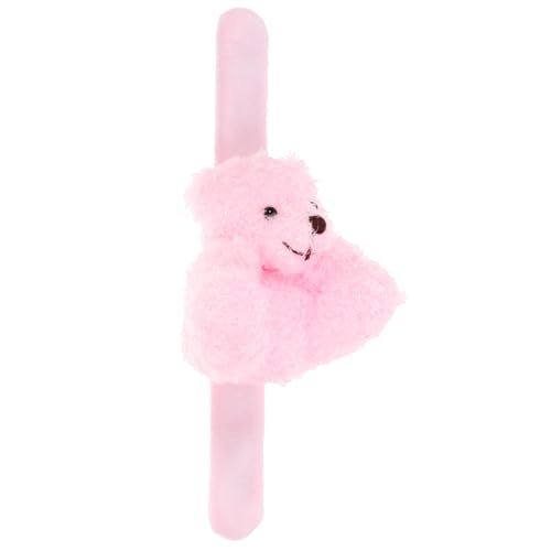 HONITANO Niedliches Plüsch Snap Armband Bär Weiches Kuscheltier Slap Wristband Leichtes Partyzubehör Für Geburtstagsfeiern Halloween Weihnachten Ostern Mehrere Anlässe HONITANO Niedliches Plüsch Snap Armband Bär Weiches Kuscheltier Slap Wristband Leichtes Partyzubehör Für Geburtstagsfeiern Halloween Weihnachten Ostern Mehrere Anlässe von HONITANO