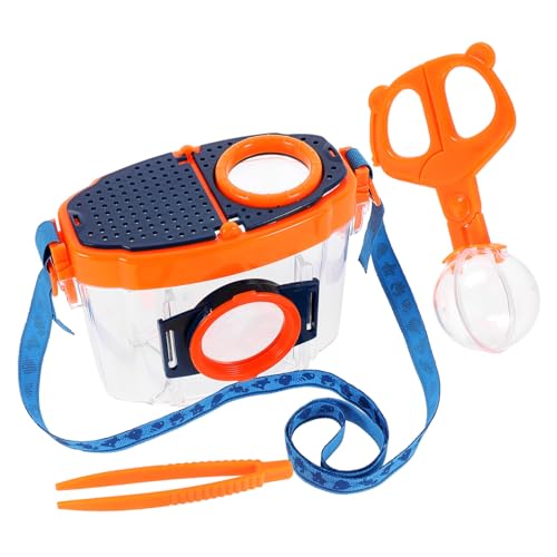 HONITANO Outdoor Insekten Beobachtungsset mit Vergrößerungsglas und Box Wissenschaftliches Lernspielzeug für Atmungsaktive Insektenbox für Naturerkundungen und Spielerische HONITANO Outdoor Insekten Beobachtungsset mit Vergrößerungsglas und Box Wissenschaftliches Lernspielzeug für Atmungsaktive Insektenbox für Naturerkundungen und Spielerische von HONITANO