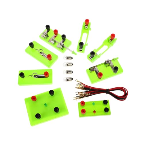 HONITANO Physik Experimentierkasten für Schüler Grundschule und Sekundarstufe Komplettes Elektronik Schaltungsset mit LED Lampen Parallelschaltung und Reihenschaltung Stem Lernspielzeug HONITANO Physik Experimentierkasten für Schüler Grundschule und Sekundarstufe Komplettes Elektronik Schaltungsset mit LED Lampen Parallelschaltung und Reihenschaltung Stem Lernspielzeug von HONITANO