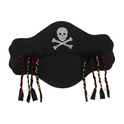 HONITANO Piratenhut Piraten Hut Piraten-zubehör Neuheit Hut Männer Piratenkostümzubehör Piratenkostüme Für Herren Party-kopfbedeckung Für Piraten Dreispitz Eva Black HONITANO Piratenhut Piraten Hut Piraten-zubehör Neuheit Hut Männer Piratenkostümzubehör Piratenkostüme Für Herren Party-kopfbedeckung Für Piraten Dreispitz Eva Black von HONITANO