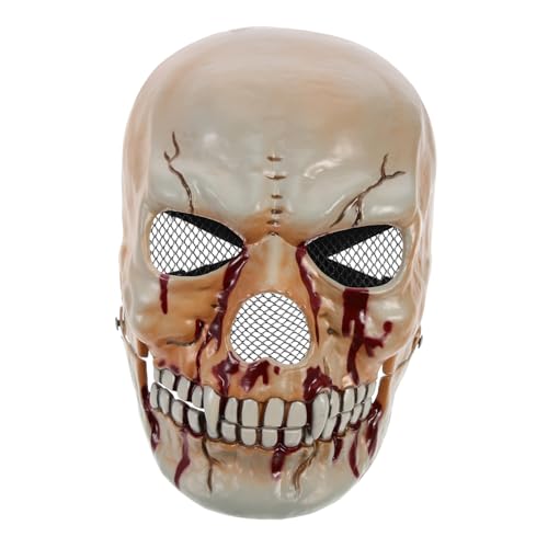 HONITANO Plastik Schädel Maske Halloween Supply Leichte Horror Cosplay Maske Unisex für Party Dekoration und Kostüm von HONITANO