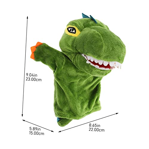 HONITANO Plüsch Dinosaurier Handpuppe Interaktives Kuscheltier für Weicher Stofftier Handpuppen für Fantasievolles und Eltern Junge Mädchen Interaktion von HONITANO