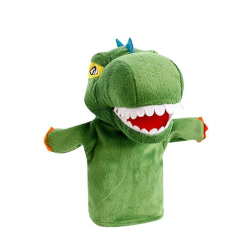 HONITANO Plüsch Dinosaurier Handpuppe aus PP Baumwolle Leichte Stofftier Handpuppe für Puppentheater Frühe Geeignet für Familien und Kindergarten von HONITANO