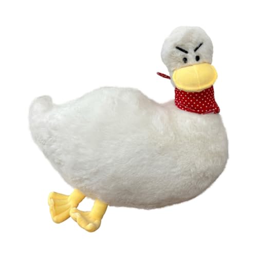 HONITANO Plüsch Ente Kuscheltier Weiß Weiches Stofftier Dekoratives Kissen Niedliche Stoffpuppe Sofa Partydeko Kuschelkissen HONITANO Plüsch Ente Kuscheltier Weiß Weiches Stofftier Dekoratives Kissen Niedliche Stoffpuppe Sofa Partydeko Kuschelkissen von HONITANO