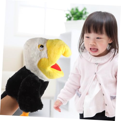 HONITANO Plüsch Eulen handpuppe Vogel Interaktive Handpuppe Kuscheltier Weiches Material Für Geschichten Erzählen von HONITANO