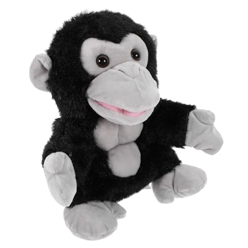 HONITANO Plüsch Handpuppe Gorilla für Kleinkinder Jahre Interaktives Kreativität und Kommunikation Leichtes Tragbares Kuscheltier für Drinnen und Draußen von HONITANO
