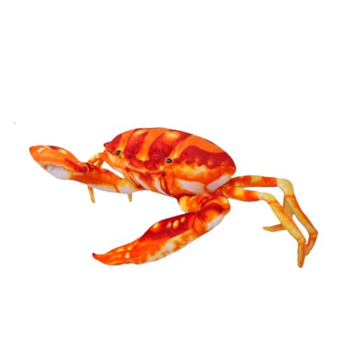HONITANO Plüsch Krabben Kuscheltier Rotes Meerestier Kissen für Weiches Simuliertes Meeresleben Dekokissen für Sofa und Kinderzimmer HONITANO Plüsch Krabben Kuscheltier Rotes Meerestier Kissen für Weiches Simuliertes Meeresleben Dekokissen für Sofa und Kinderzimmer von HONITANO