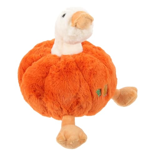 HONITANO Plüsch Kürbis Ente Kuscheltier Weiches Stofftier als Dekoration und Kissen für Sofa Schlafzimmer für Erwachsene HONITANO Plüsch Kürbis Ente Kuscheltier Weiches Stofftier als Dekoration und Kissen für Sofa Schlafzimmer für Erwachsene von HONITANO