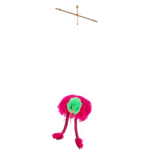 HONITANO Plüsch Straußen Marionette Interaktive Tierpuppe aus Weichem Material Kindgerechtes Fingerfertigkeitstraining Kreatives Theaterzubehör für Erwachsene Rosa HONITANO Plüsch Straußen Marionette Interaktive Tierpuppe aus Weichem Material Kindgerechtes Fingerfertigkeitstraining Kreatives Theaterzubehör für Erwachsene Rosa von HONITANO