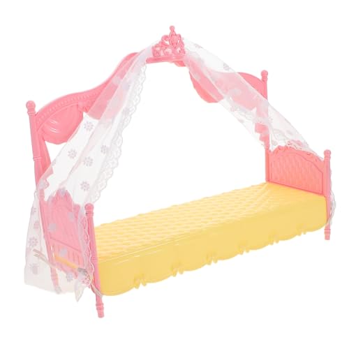 HONITANO Prinzessin Bett Hausmöbel Puppenhaus Babybett Puppenhaus-miniaturartikel Miniatur-puppenhauszubehör Puppenhausbett Puppenhauszubehör Und Möbel Puppenbetten Minibett Rosa Spitze HONITANO Prinzessin Bett Hausmöbel Puppenhaus Babybett Puppenhaus-miniaturartikel Miniatur-puppenhauszubehör Puppenhausbett Puppenhauszubehör Und Möbel Puppenbetten Minibett Rosa Spitze von HONITANO