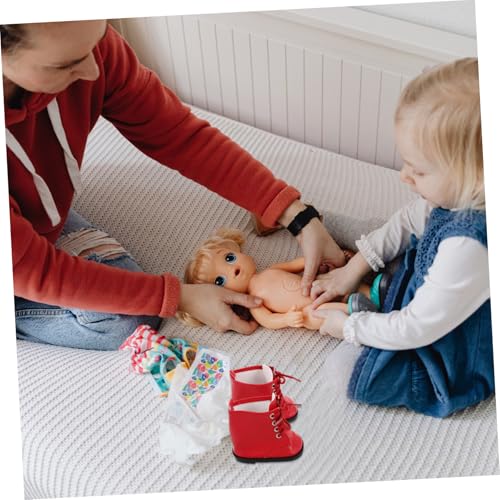HONITANO Pu Leder Puppenschuhe für Mädchenpuppe Modische Doll Dress Up Boots Strapazierfähige Vielseitige Puppenstiefel als Puppen Kleidung Zubehör HONITANO Pu Leder Puppenschuhe für Mädchenpuppe Modische Doll Dress Up Boots Strapazierfähige Vielseitige Puppenstiefel als Puppen Kleidung Zubehör von HONITANO