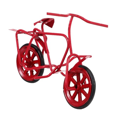 HONITANO Puppenhaus Fahrrad Blume Dekoration Puppenfahrrad Ding Bausätze Miniatur Fahrrad Puppenhaus-Fahrradmodell kleines Fahrradmodell kleine Fahrradverzierung -Modell Eisen rot HONITANO Puppenhaus Fahrrad Blume Dekoration Puppenfahrrad Ding Bausätze Miniatur Fahrrad Puppenhaus-Fahrradmodell kleines Fahrradmodell kleine Fahrradverzierung -Modell Eisen rot von HONITANO
