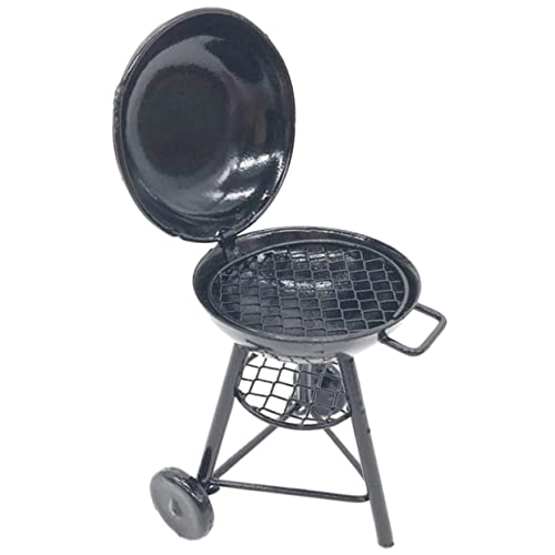 HONITANO Puppenhaus Küchengrill Mini- -küchenstütze Mini-Grill-Modell Szenenlayout- Kleiner Grillrost Simuliertes Grilldekor Grill Modell Miniatur-kochgeschirr Eisen von HONITANO