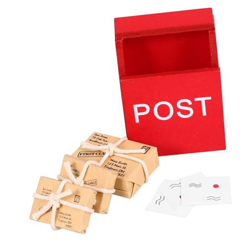 HONITANO Puppenhaus Möbelmodell Realistisch Gestaltete Postkasten Deko Vielseitig für Miniaturlandschaften Kreative DIY Ornamente für Puppenhaus und Mikro Szenen HONITANO Puppenhaus Möbelmodell Realistisch Gestaltete Postkasten Deko Vielseitig für Miniaturlandschaften Kreative DIY Ornamente für Puppenhaus und Mikro Szenen von HONITANO