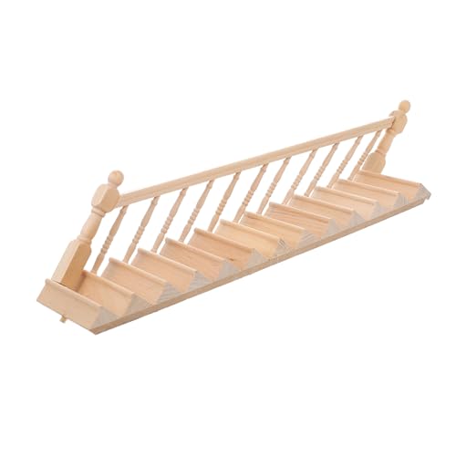 HONITANO Puppenhaus Zubehör DIY Miniatur Treppe für Puppenhaus Deko Glatte Oberfläche für Mini Garten und Gestaltung HONITANO Puppenhaus Zubehör DIY Miniatur Treppe für Puppenhaus Deko Glatte Oberfläche für Mini Garten und Gestaltung von HONITANO