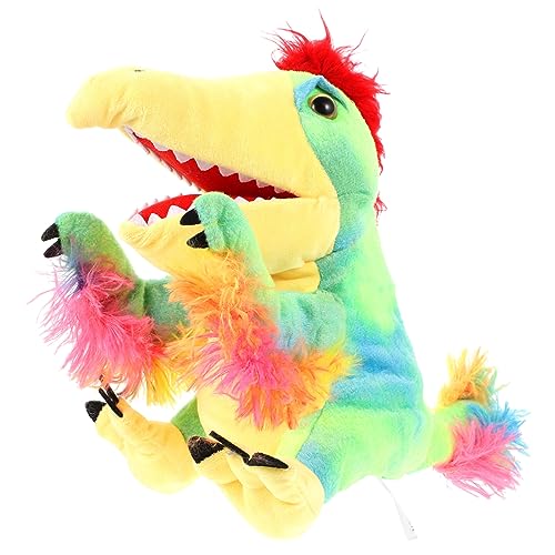 HONITANO Realistische Dinosaurier Handpuppe Edukatives DIY für Kleinkinder Fingerpuppe für Interaktives Geschichtenerzählen und Fantasievolles Rollenspiel Geeignet für Jungen und Mädchen von HONITANO