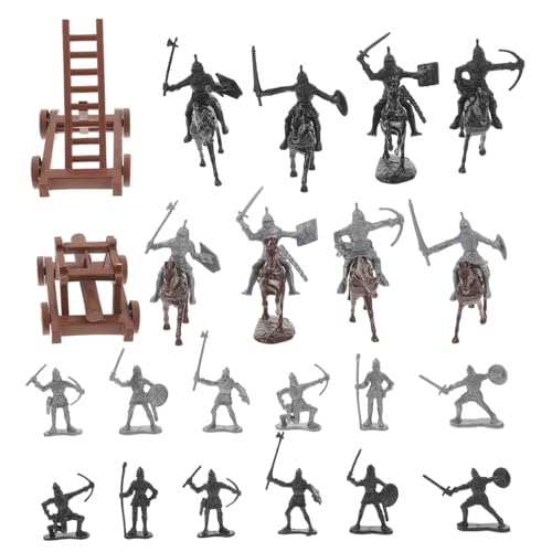 HONITANO Realistische Mini Soldatenfiguren Detailgetreue Militärsoldaten für Sandtisch Dekoration Sichere Miniatur Menschenfiguren für Modellbau und Sammlungen von HONITANO