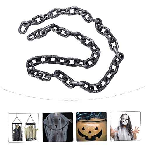 HONITANO Realistische Simulation Gefangenen Kette Halloween Deko Kunststoffkette Leichtes Rostfreies Party Requisit Für Gruselige Atmosphäre HONITANO Realistische Simulation Gefangenen Kette Halloween Deko Kunststoffkette Leichtes Rostfreies Party Requisit Für Gruselige Atmosphäre von HONITANO