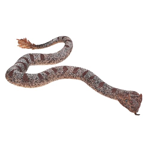 HONITANO Realistische TPR Silikonschlange Weiches Gummi Stabiles Gartenspielzeug für Halloween Aprilscherz Vogelabwehr Partydeko Spaßige Requisite für Streichspiele von HONITANO