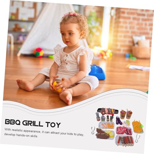 HONITANO Realistisches BBQ Grillspielzeug für Teilen Sicheres Abs Material Rauchfunktion und Vielseitigem Grillzubehör Kreatives Rollenspiel für Jungen und Mädchen Fördert Spielerisch HONITANO Realistisches BBQ Grillspielzeug für Teilen Sicheres Abs Material Rauchfunktion und Vielseitigem Grillzubehör Kreatives Rollenspiel für Jungen und Mädchen Fördert Spielerisch von HONITANO