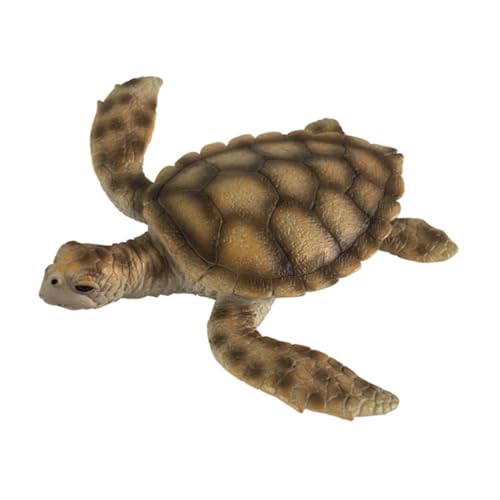 HONITANO Realistisches Schildkröten Sicherem PVC Detailgetreues Meeres tiermodell für Pädagogisches Modell Fantasie und Farberkennung von HONITANO