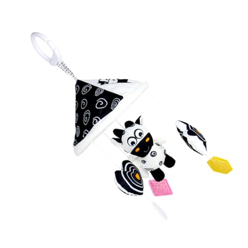 HONITANO Regenschirm-Windspiel zum Aufhängen interaktives Animal Toys Stroller Toy Stroller Hanging Toy Cloth Toy Bett Kinderbett Babyrassel Krippenrassel Stoff von HONITANO