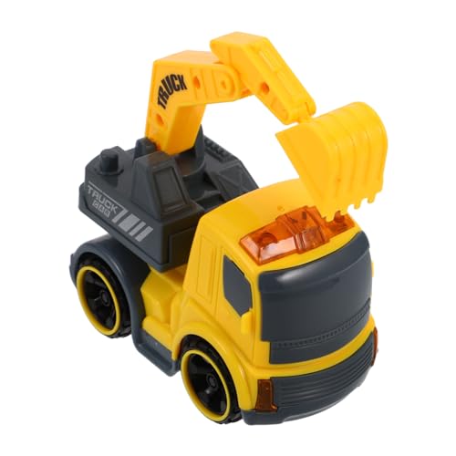 HONITANO Reibungsbetriebenes Bauspielzeug-LKW-Set, Mini-baufahrzeuge, Betonmischer, Spielzeug-LKW Und Kranwagen Für Jungen Und Mädchen von HONITANO