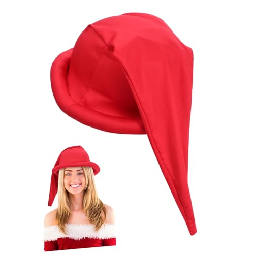 HONITANO Rotes Zwerg Halloween Hut Party Accessoire Hautfreundlich Komfortabel Vielseitig für Foto Requisite und Festliche Dekoration von HONITANO
