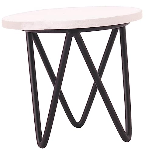 HONITANO Runder für Puppenhaus Dekorativer Mini für Wohnzimmer Schlafzimmer und Studienraum Stilvolles und Kreatives Accessoire für Miniaturhäuser von HONITANO