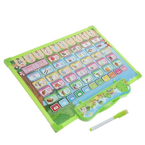 HONITANO Russisches Alphabet Lernspielzeug Interaktives Plakat Mit Für Kinderzimmer Und Klassenzimmer Fördert Frühes Lernen Und Alphabetkenntnisse von HONITANO