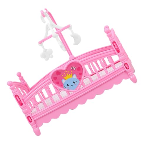HONITANO Satz Puppenhaus-Cartoon-Bett puppenmöbel Set für Detailreiche Miniaturen Puppenbett Cartoon Babypuppenbetten und Krippen Etagenbett für Puppen Miniküche Abs Rosa HONITANO Satz Puppenhaus-Cartoon-Bett puppenmöbel Set für Detailreiche Miniaturen Puppenbett Cartoon Babypuppenbetten und Krippen Etagenbett für Puppen Miniküche Abs Rosa von HONITANO