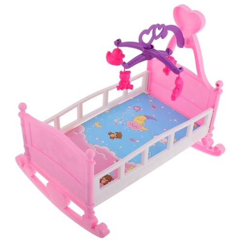 HONITANO Satz Schaukelbett für Puppen Mini-Puppenhaus- Puppenhaus Swinging Bett Puppenhausmöbel puppenmöbel Mini-Puppenhauszubehör Miniatur -Schlafzimmermöbel Plastik HONITANO Satz Schaukelbett für Puppen Mini-Puppenhaus- Puppenhaus Swinging Bett Puppenhausmöbel puppenmöbel Mini-Puppenhauszubehör Miniatur -Schlafzimmermöbel Plastik von HONITANO