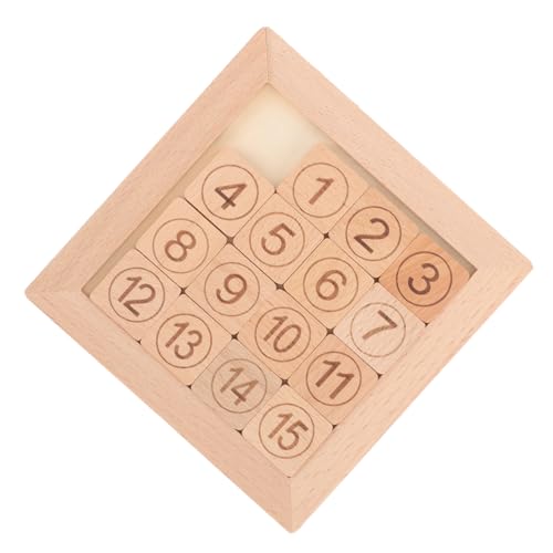 HONITANO Schiebe Zahlenrätsel Aus Holz Lernspielzeug Zur Zahlenerkennung Für Pädagogisches Puzzle Kognitiven Entwicklung HONITANO Schiebe Zahlenrätsel Aus Holz Lernspielzeug Zur Zahlenerkennung Für Pädagogisches Puzzle Kognitiven Entwicklung von HONITANO