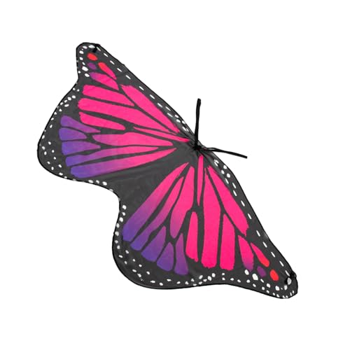 HONITANO Schmetterlingscape Rosa Leichtes Butterfly flügel Kostüm für Karneval Halloween und Geburtstag Weiches Material Einfach Anzuziehen für Cosplay und Partyveranstaltungen HONITANO Schmetterlingscape Rosa Leichtes Butterfly flügel Kostüm für Karneval Halloween und Geburtstag Weiches Material Einfach Anzuziehen für Cosplay und Partyveranstaltungen von HONITANO